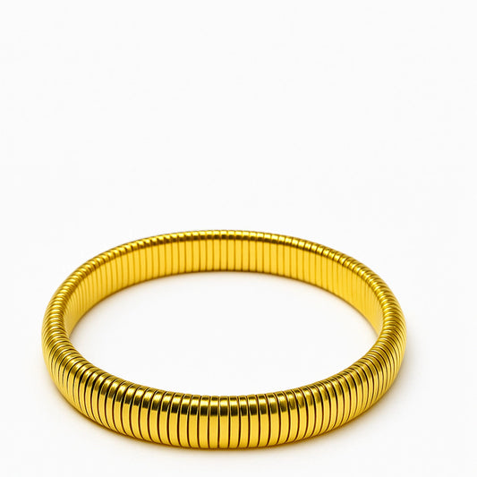 Gold Tubogas Flex Bracelet