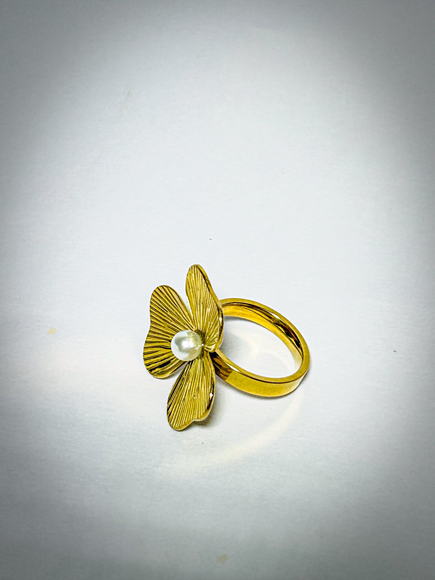 Botanical Pearl Statement Ring