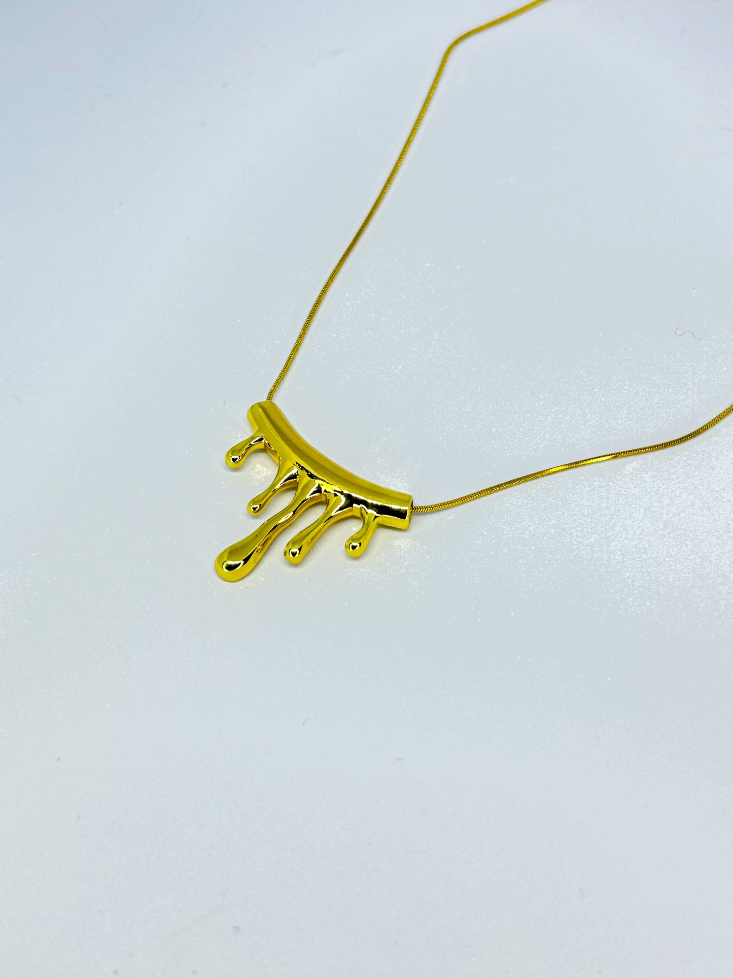 Dripping Gold Necklace